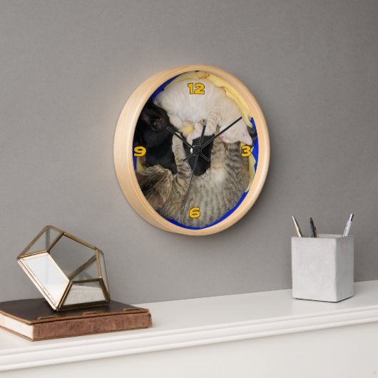 Kitten Clock Uhr (Büro)