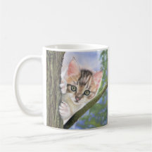 Kitten coffee or tea mug