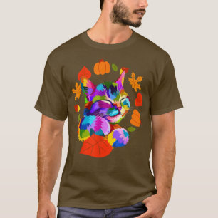 Kitten Colorful Art Geschenke für Katzen Liebhaber T-Shirt