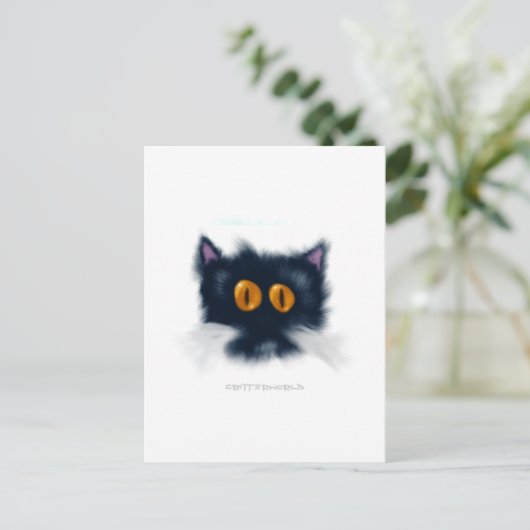 Kitten Critter Postkarte (Stehend Vorderseite)