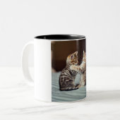 Kitten Cuddle Coffee Tasse (Vorderseite Links)