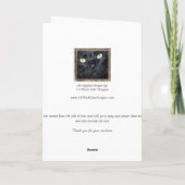 Kitten Cuteness Card Karte (Rückseite)