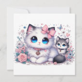 Kitten Cuteness Overload: funkelnde Mit Augen Katz (Rückseite)