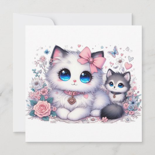 Kitten Cuteness Overload: funkelnde Mit Augen Katz (Rückseite)