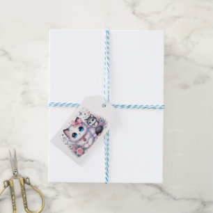 Kitten Cuteness Overload: funkelnde Mit Augen Katz Geschenkanhänger