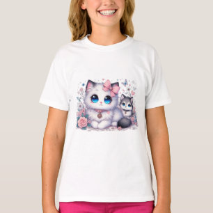 Kitten Cuteness Overload: funkelnde Mit Augen Katz T-Shirt
