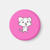Kitten Dog Magnet - Rosa (Vorne)