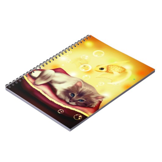 Kitten Dreams Notizblock (Linke Seite)