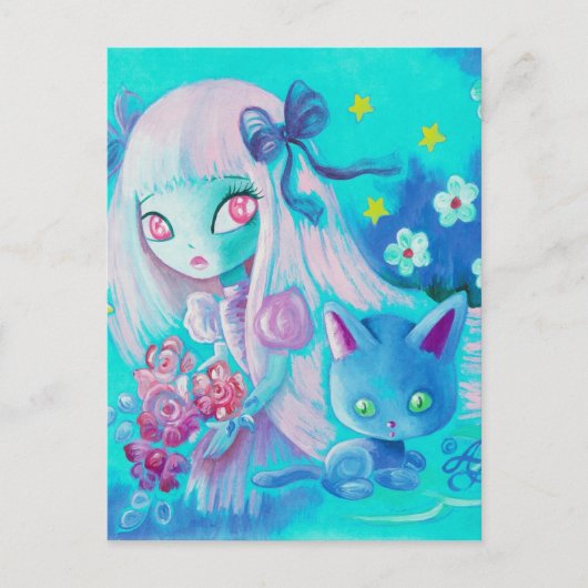 Kitten Dreams Postkarte (Vorderseite)