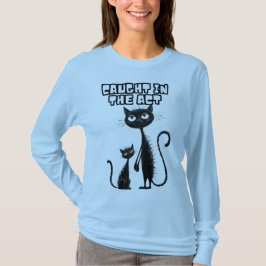 Kitten Duo: Black Kitten und ihre kleine Freundin T-Shirt