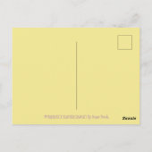 KITTEN & EASTER BASKET, NIEDLICHER CAT-URLAUB POST POSTKARTE (Rückseite)