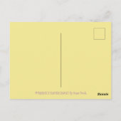 KITTEN & EASTER BASKET, NIEDLICHER CAT-URLAUB POST POSTKARTE (Rückseite)