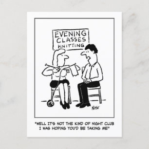 Kitten Erwachsene Bildung Night Class & Night Club Postkarte
