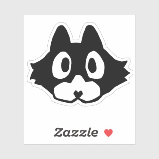 Kitten Face - _shelter_ Vinyl Sticker (Blatt)