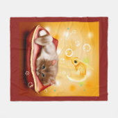 Kitten Fleecedecke (Vorderseite (Horizontal))