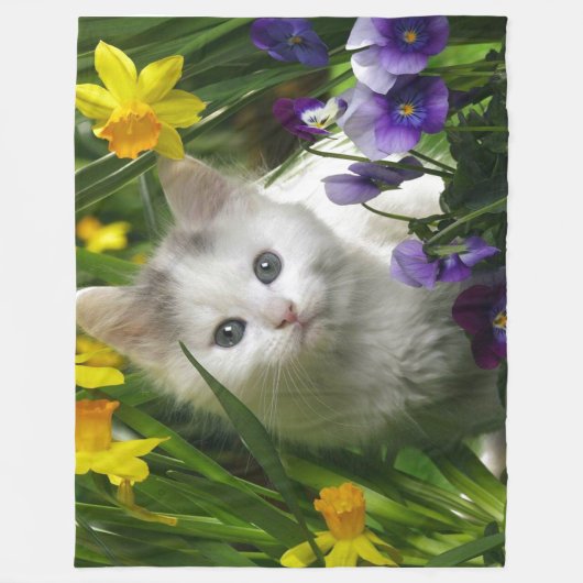 KITTEN FLEECEDECKE (Vorderseite)