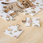 Kitten Floral Jigsaw Puzzle (Seite)