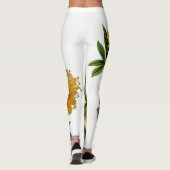 Kitten Floral Leggings (Rückseite)