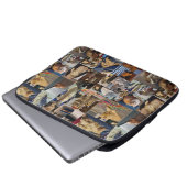 Kitten Foto Collage, Laptop-Sieb Laptopschutzhülle (Vorne Knopf)