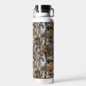 Kitten Foto Collage, Trinkflasche (Rückseite)