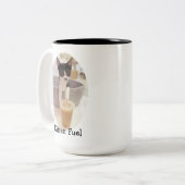 Kitten Fuel Zweifarbige Tasse (Vorderseite Links)