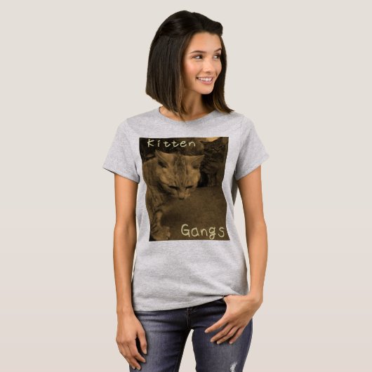 Kitten gangs T-Shirt (Vorne ganz)