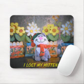 Kitten hat Fausthandschuhe verloren Mousepad (Mit Mouse)