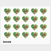 Kitten Heart Shape Stickers (Blatt)