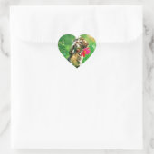 Kitten Heart Shape Stickers (Tasche)