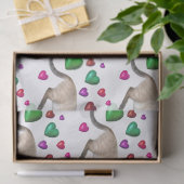 Kitten Hearts Tissue Seidenpapier (Geschenk)