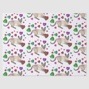 Kitten Hearts Tissue Seidenpapier