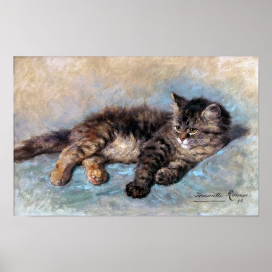 Kitten, Henriette Ronner-Knip Poster (Vorne)
