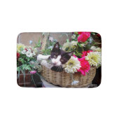 Kitten in a Basket Badematte (Vorderseite)
