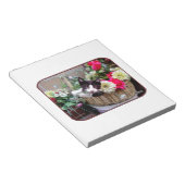 Kitten in a Basket Notizblock (angewinkelt)