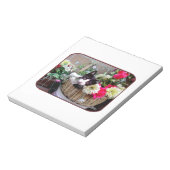 Kitten in a Basket Notizblock (Rotiert)