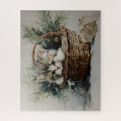 Kitten in a Basket Puzzle (Vertikal)