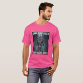 Kitten in den Blättern Funny Alpha Werwolf Wolf Me T-Shirt (Vorne ganz)