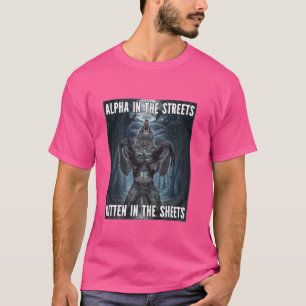 Kitten in den Blättern Funny Alpha Werwolf Wolf Me T-Shirt