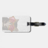 Kitten in der Star-Sonnenbrille Gepäckanhänger (Rückseite horizontal)