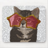 Kitten in der Star-Sonnenbrille Mousepad (Vorne)