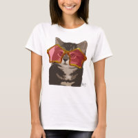Kitten in der Star-Sonnenbrille