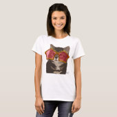 Kitten in der Star-Sonnenbrille T-Shirt (Vorne ganz)