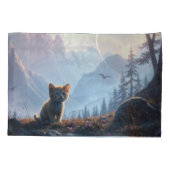 Kitten in der Wildnis verloren Kissenbezug (Rückseite)