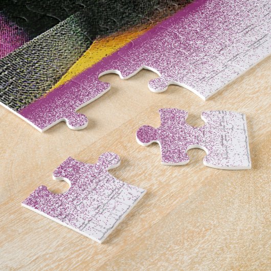 Kitten in einer Burgunder-Portion schlafen Puzzle (Seite)