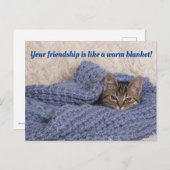 Kitten in einer Deckenkarte Postkarte (Vorne/Hinten)