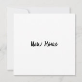 Kitten in Pot Blume Willkommen auf Ihrer neuen Zuh Karte (Rückseite)