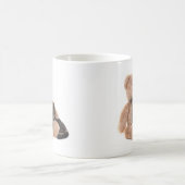 Kitten in the arms of a teddy bear kaffeetasse (Mittel)