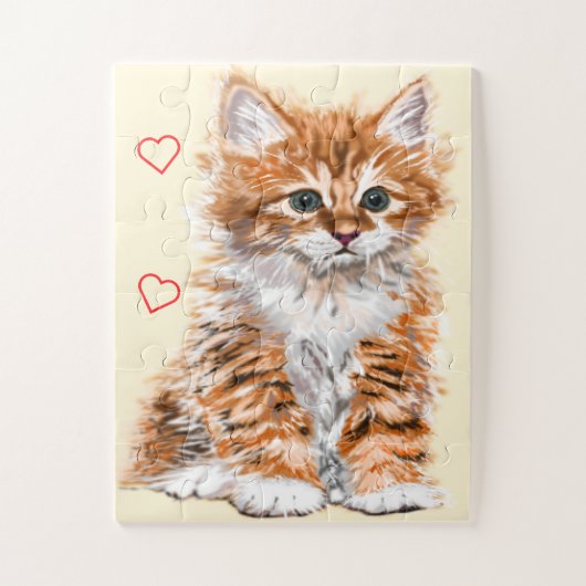 Kitten Jigsaw Puzzle Baby Cat (Vertikal)