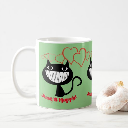 Kitten Kaffeetasse (Mit Donut)