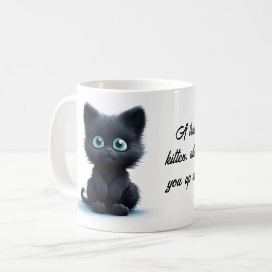 Kitten Kaffeezubereitung Tasse (Vorderseite Links)